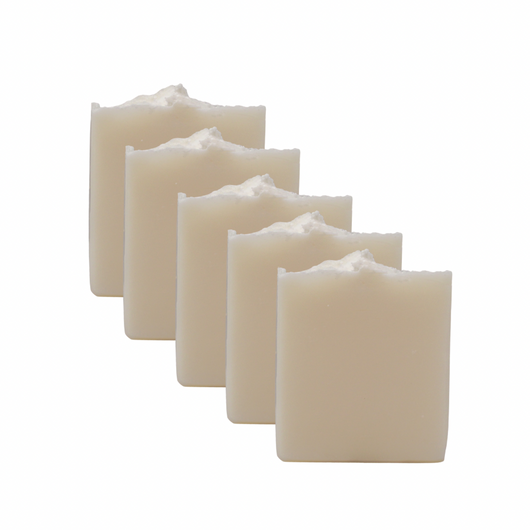 5-Bar Raw Unscented Tallow Soap Bundle