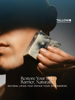 3-Bar Activated Charcoal Tallow Soap Bundle