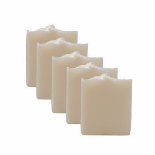 5-Bar Raw Unscented Tallow Soap Bundle